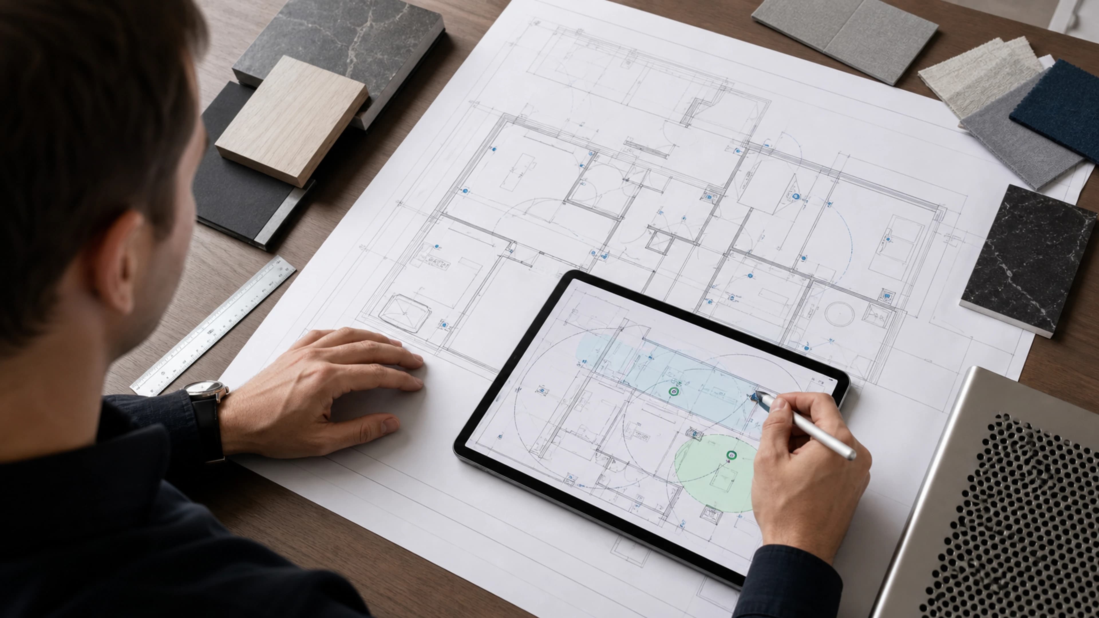 System designer developing a custom technology plan